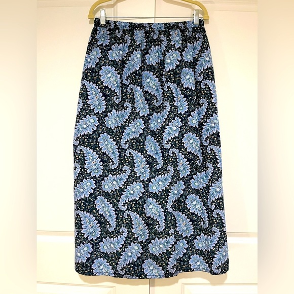 J.Crew Collection pull on skirt in Ratti pacific Paisley NWOT - Picture 5 of 11